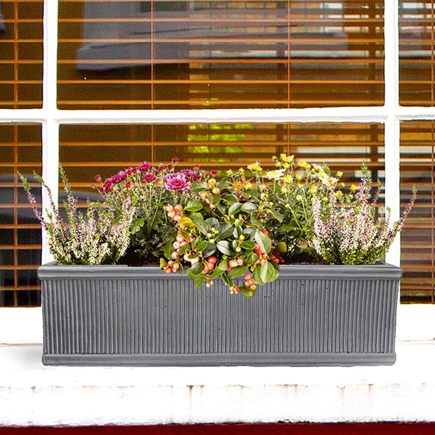 IDEALIST Lite Vertical Ribbed Vintage Style Window Box