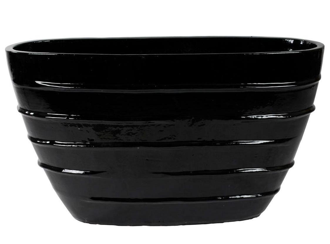 Ceramic Medium Bowl Glossy Planter Pot In/Out