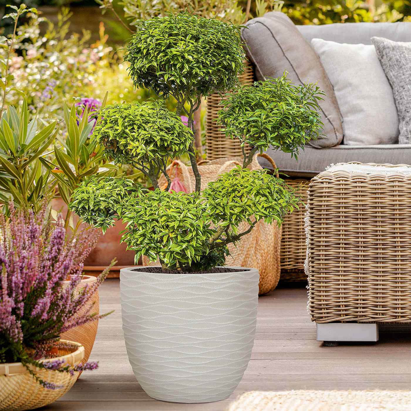 IDEALIST Lite Wave Style Outdoor Egg Planter