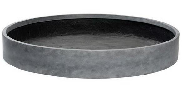 Fibrestone Max Low Round Planter by Idealist Premium