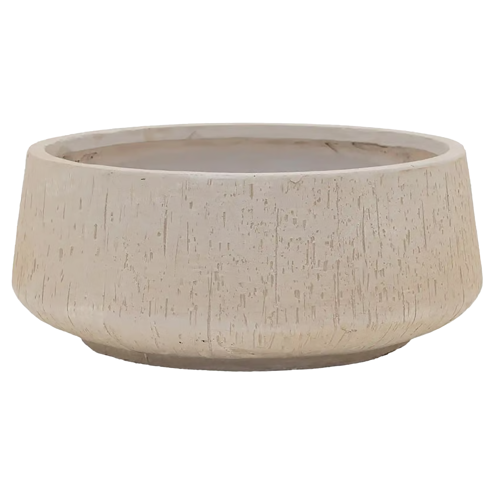 Raindrop Fibreclay Large Bowl Planter | Indoor and Outdoor Plant Pot