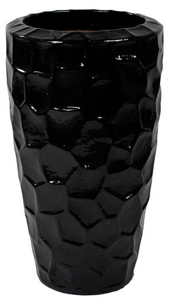 Ceramic Round Tall Glossy Planter Pot In/Out