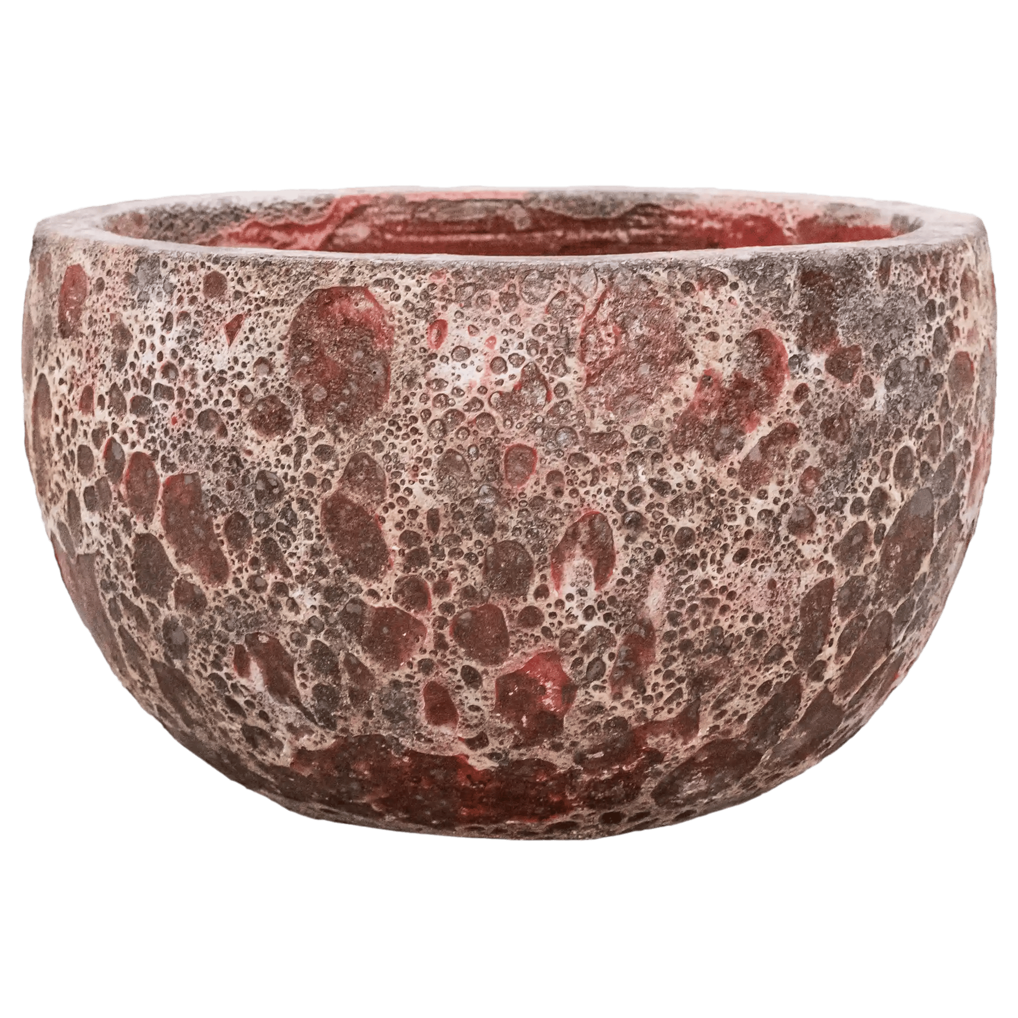 Lava Ceramic Bowl Planter | Indoor and Outdoor Plant Pot