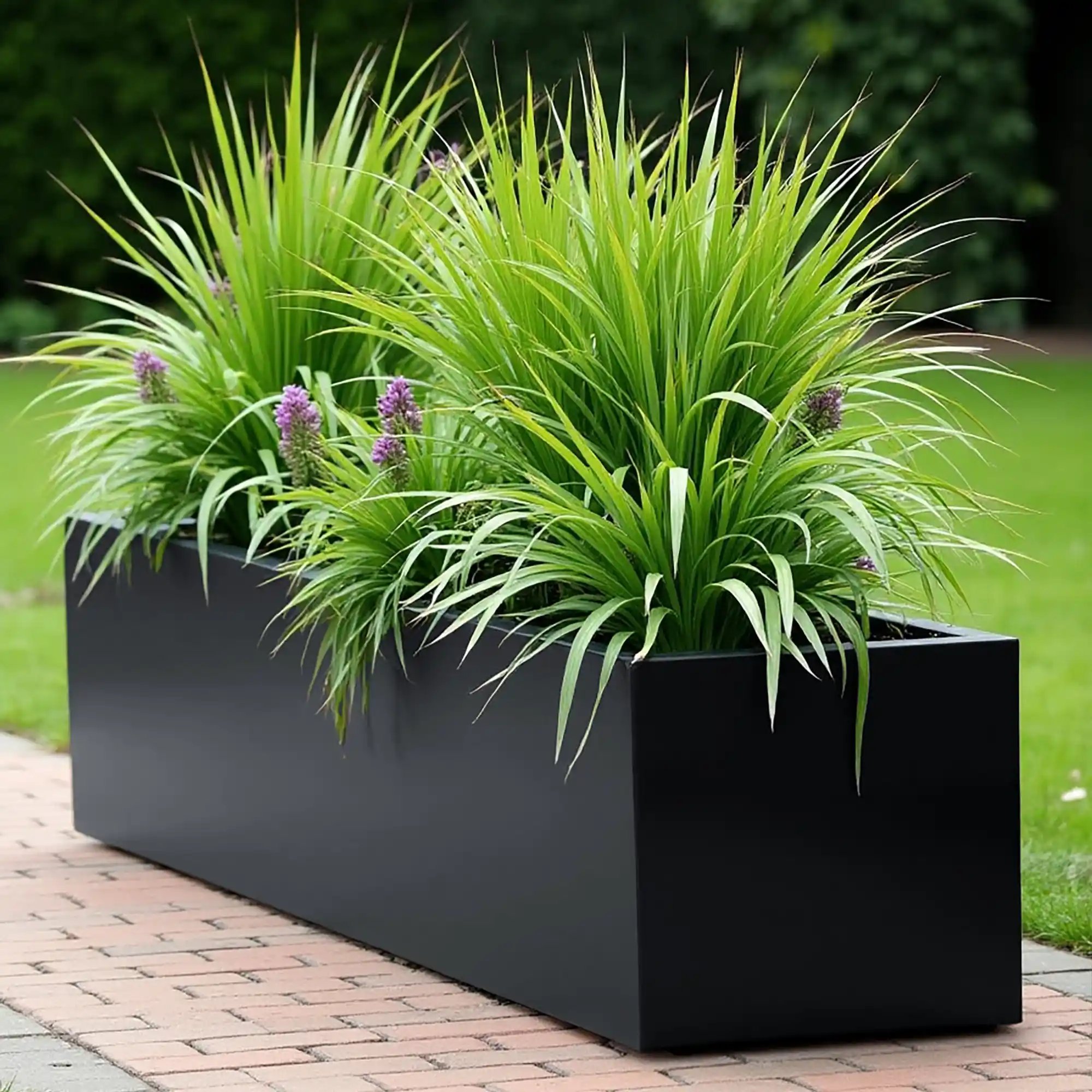 AXIS Trough Outdoor Fiberglass Planter