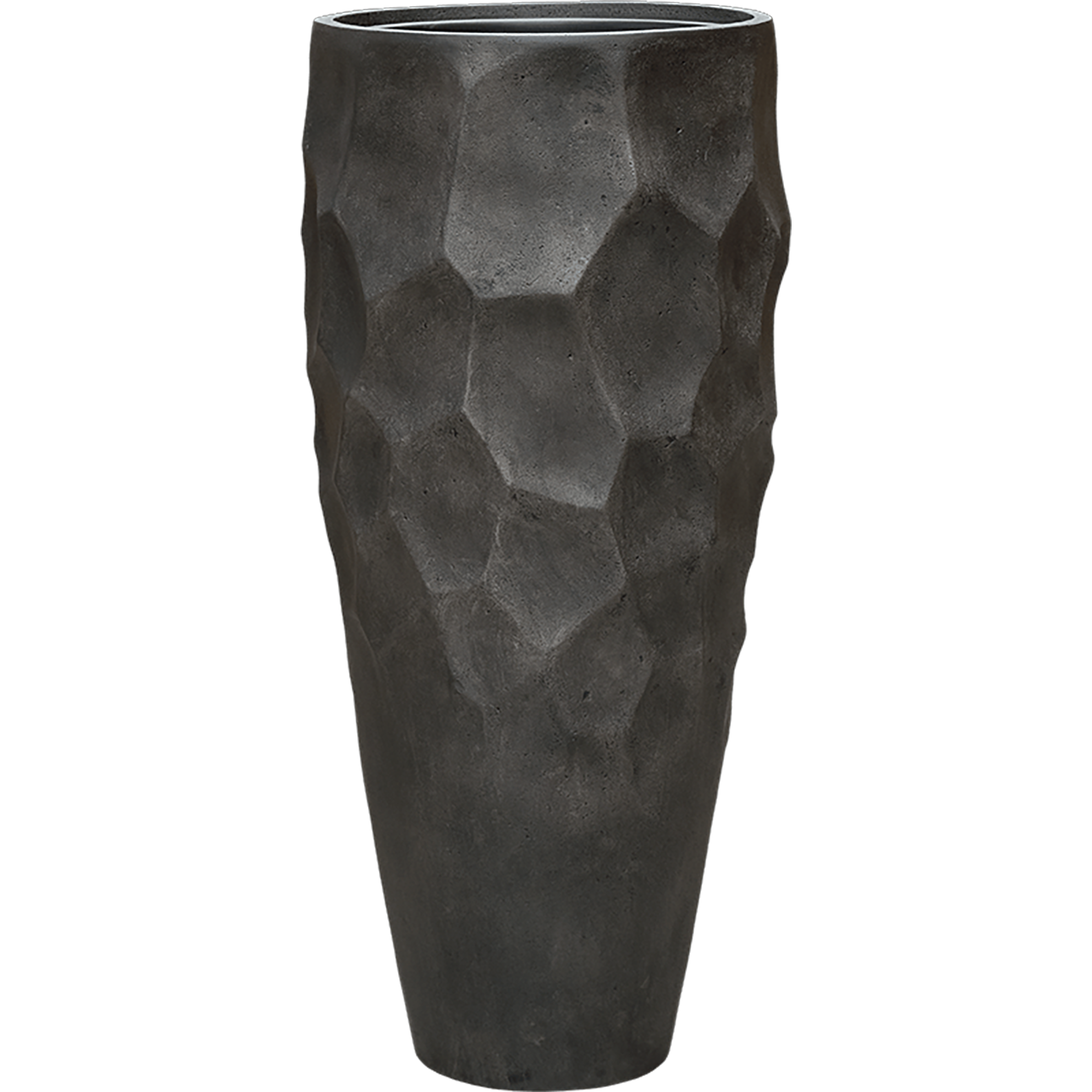 Polystone Tall Planter + Liner | Large Indoor Plant Pot Vase