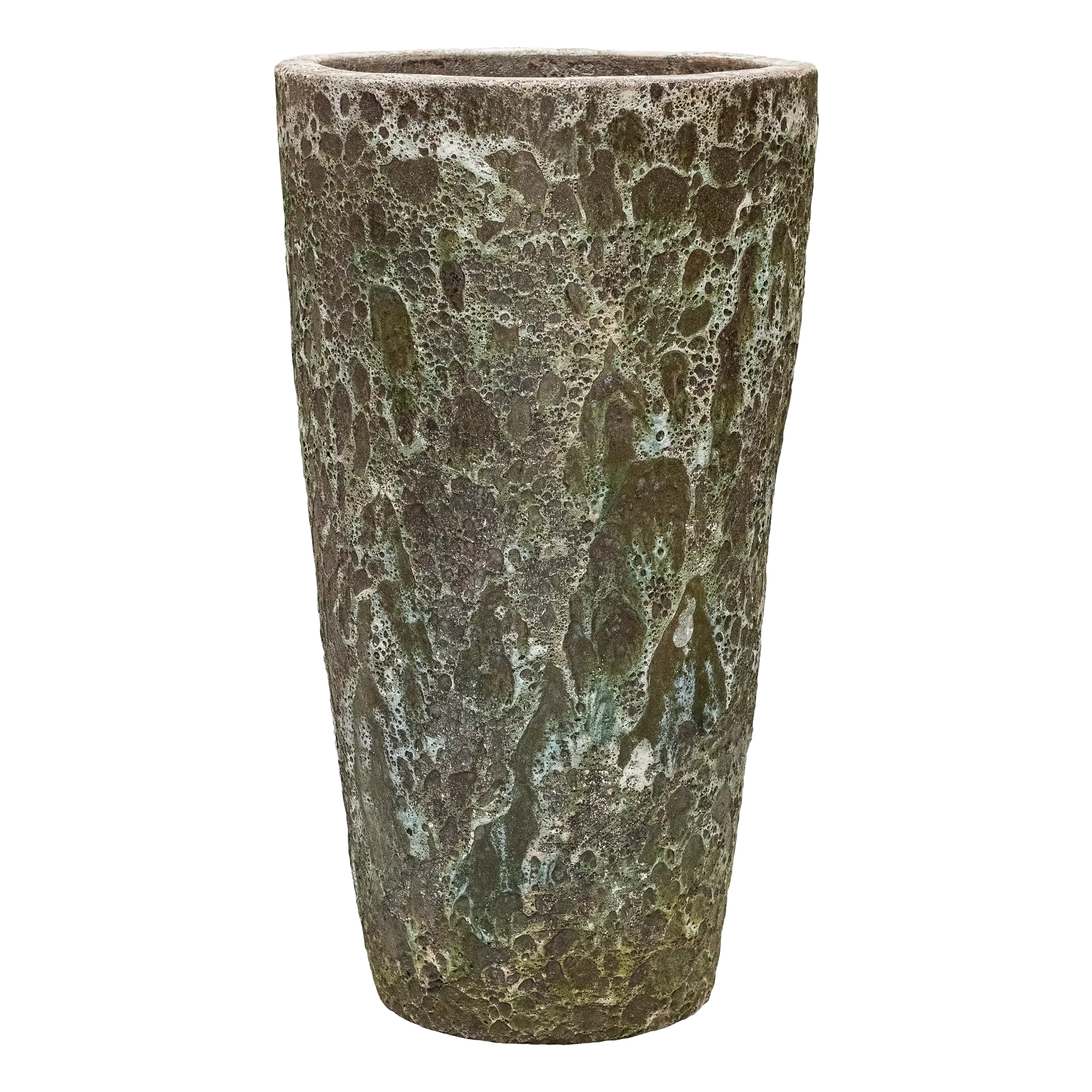 Lava Ceramic Tall Planter | Indoor and Outdoor Plant Pot