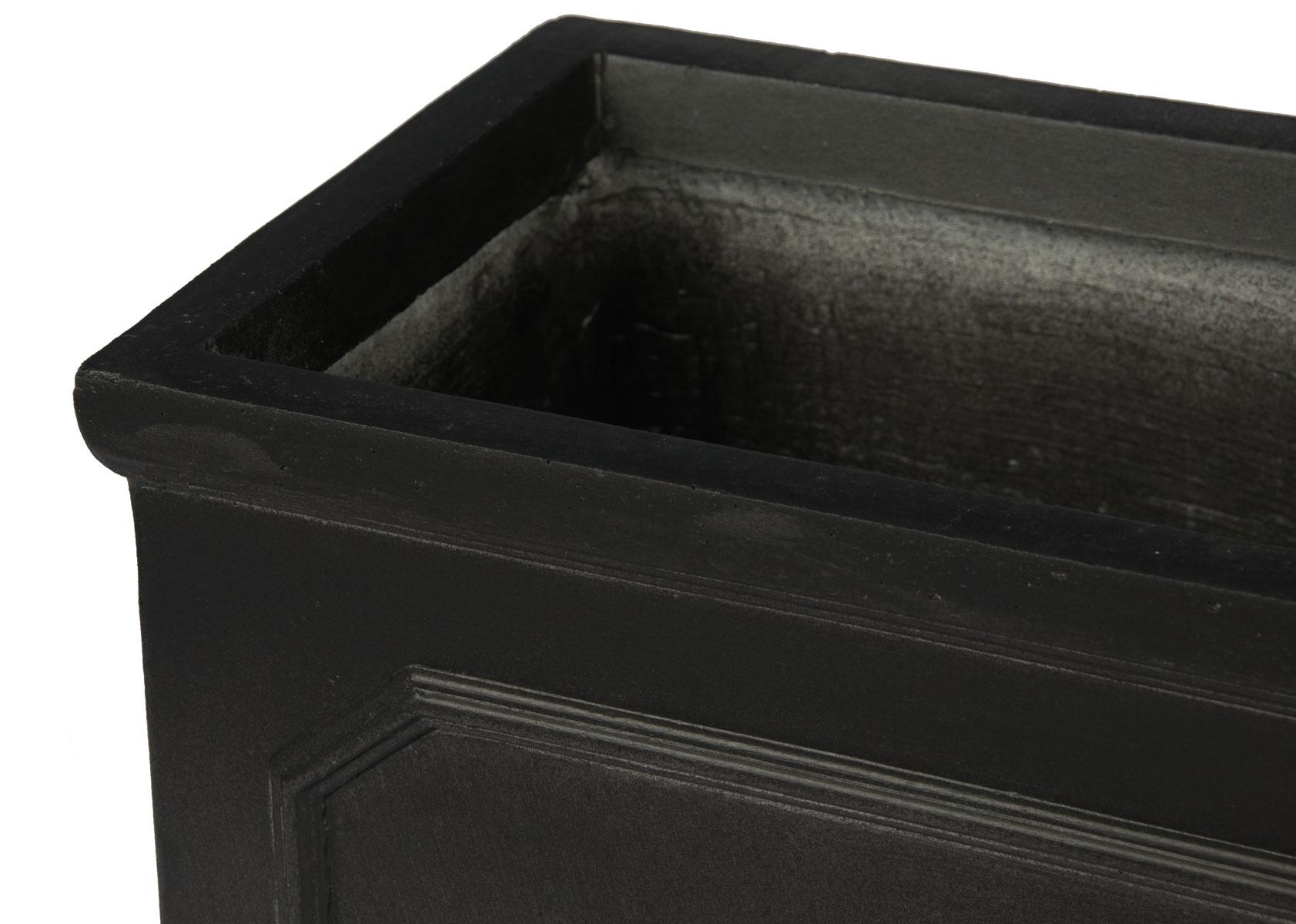 IDEALIST Lite Faux Lead Chelsea Light Concrete Through Planter