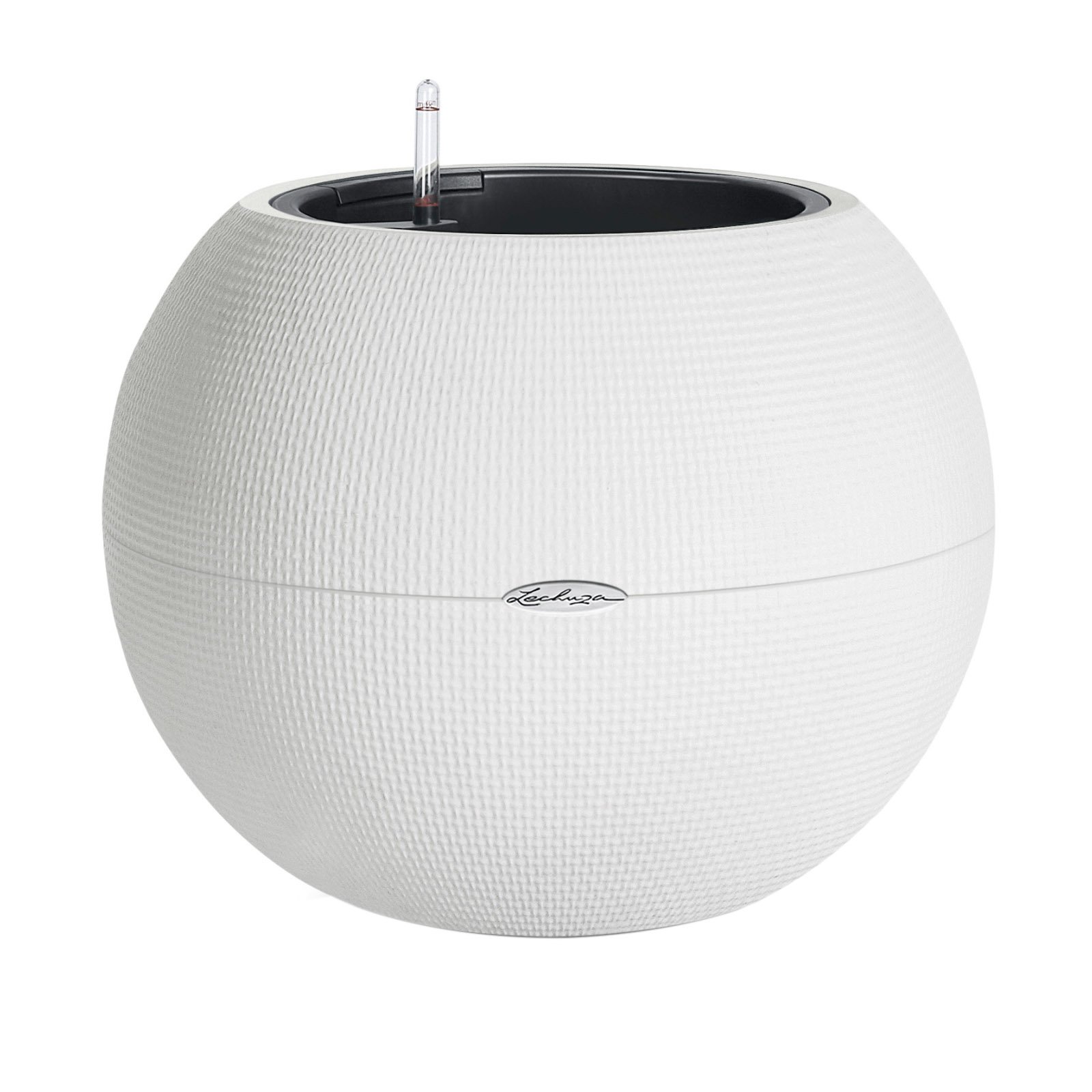 LECHUZA PURO Color Round Poly Resin Self-watering Planter
