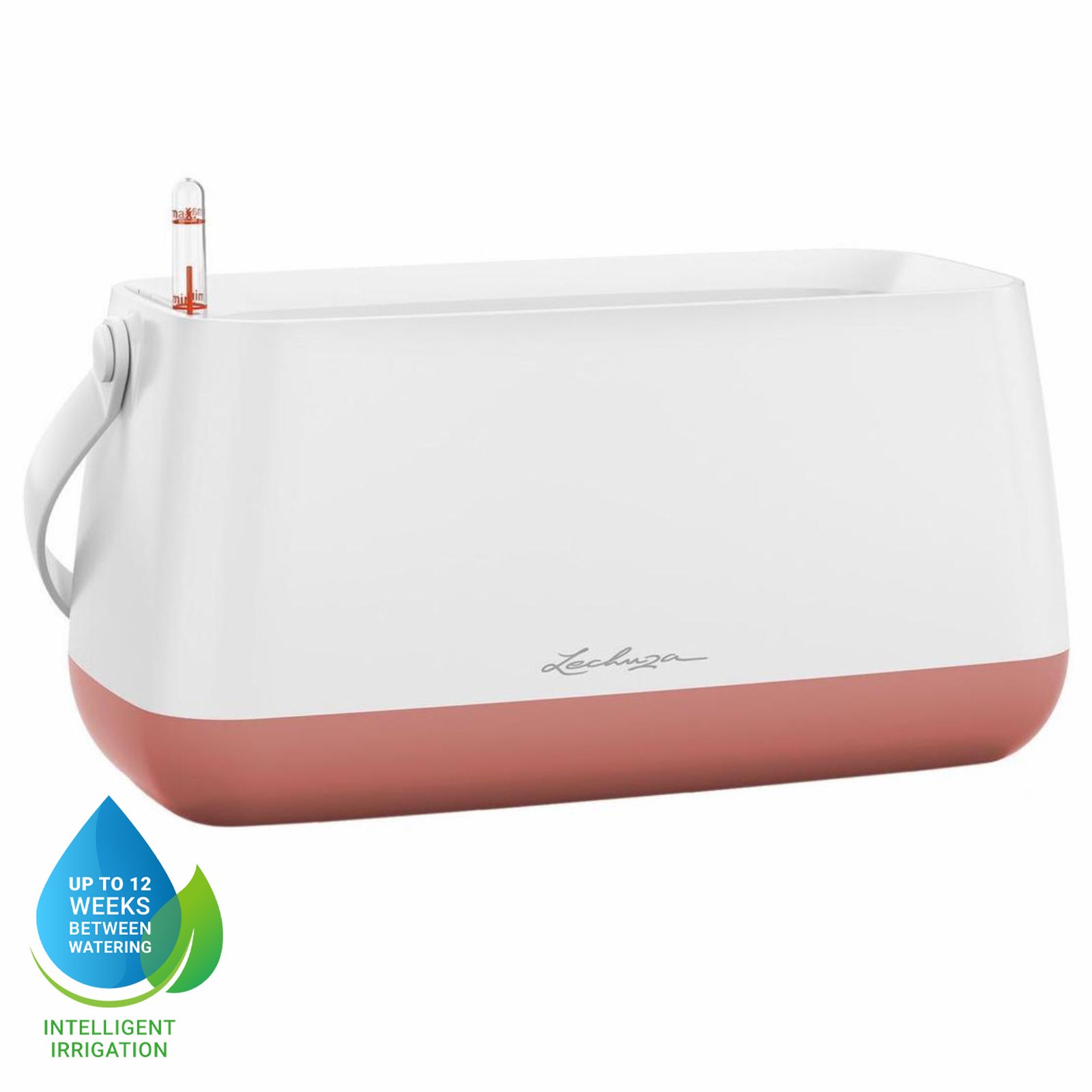 LECHUZA YULA Plant Bag Trough Poly Resin Indoor Self-watering Planter