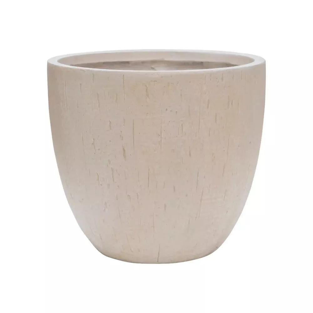 Raindrop Fibreclay Egg Planter | Indoor and Outdoor Plant Pot