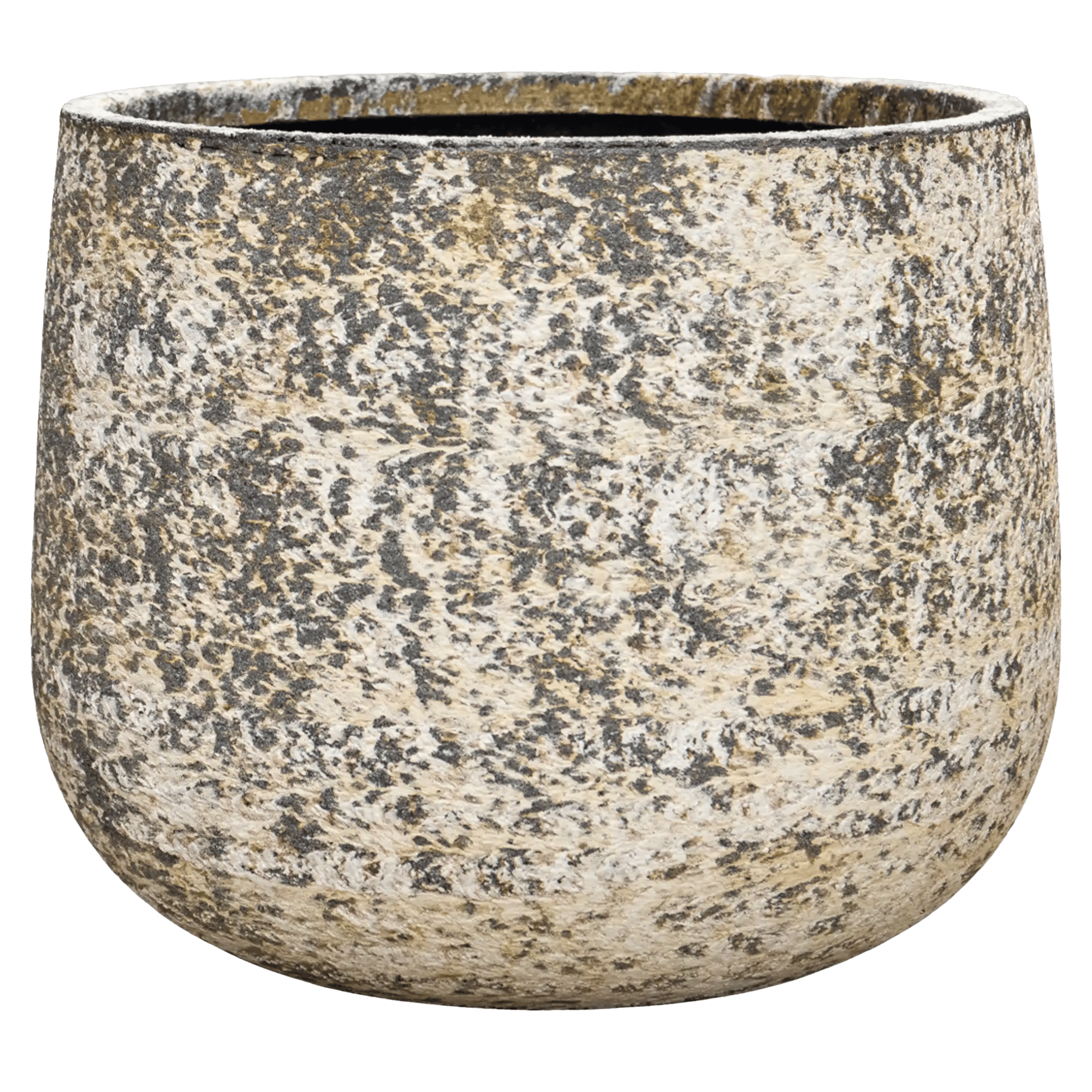 Atlas Round Planter | Fiberstone Indoor and Outdoor Plant Pot