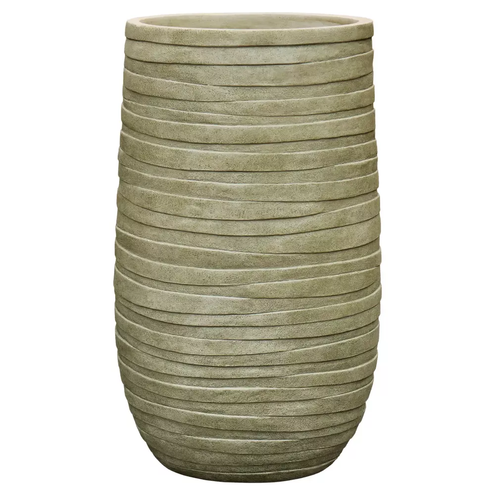 Tornado Fibreclay Tall Planter | Indoor and Outdoor Plant Pot