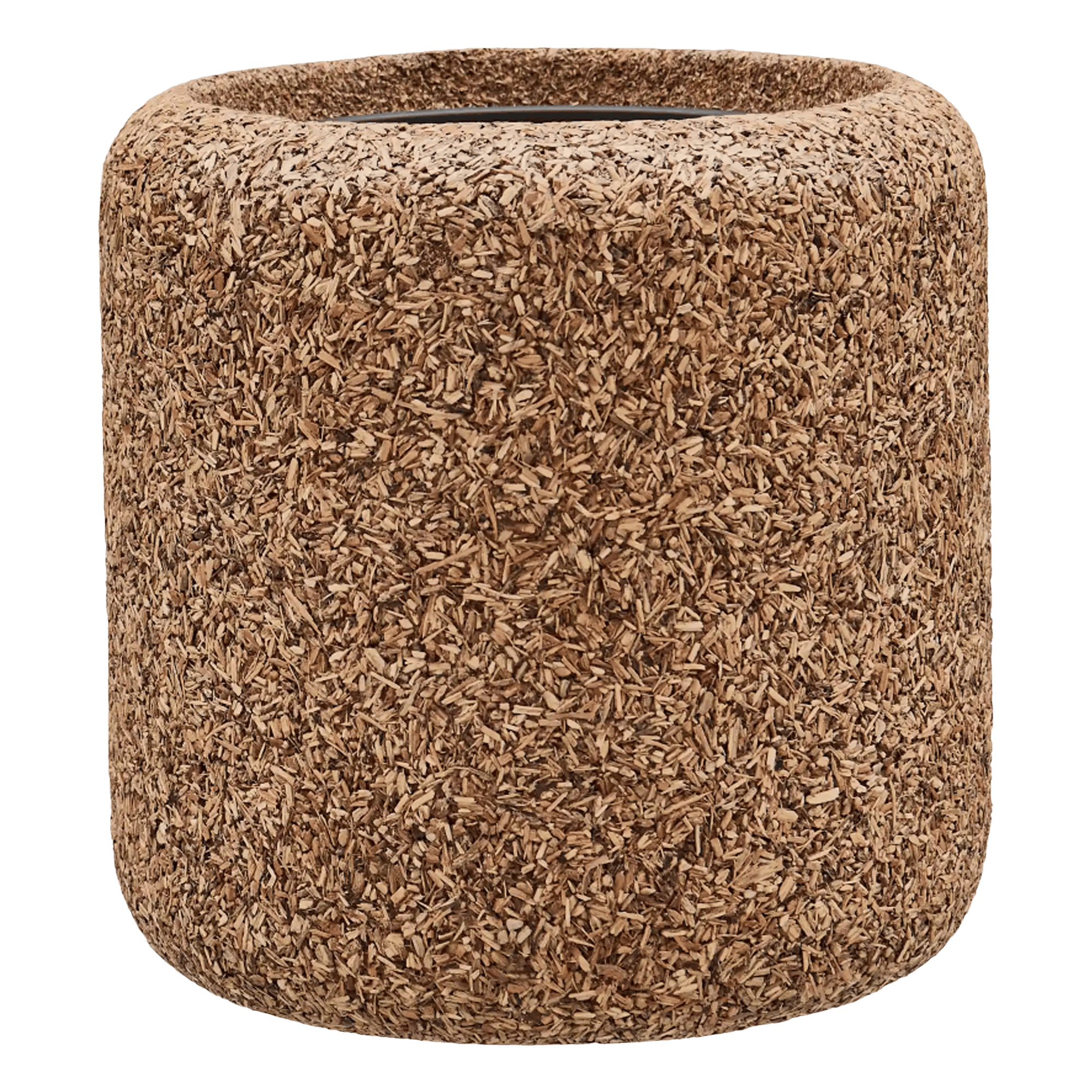 Naturescast Cylinder Planter + Liner | Natural Indoor Plant Pot