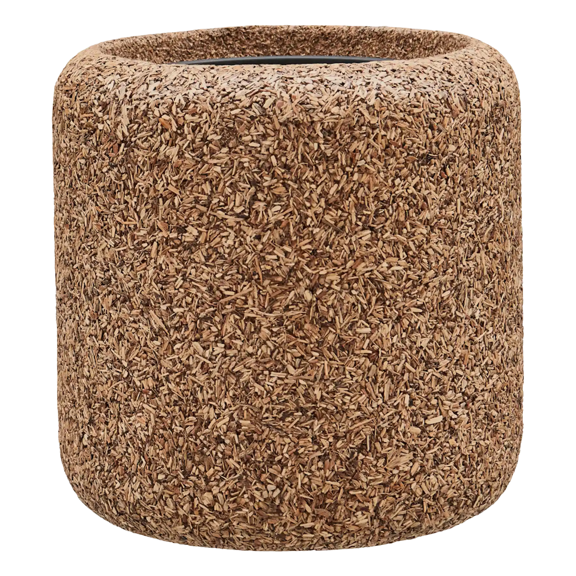 Naturescast Cylinder Planter + Liner | Natural Indoor Plant Pot