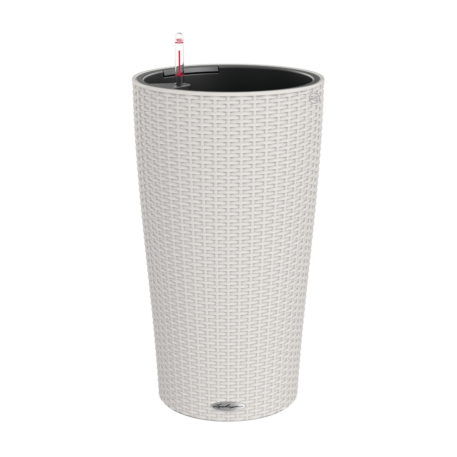 LECHUZA CILINDRO Cottage Round Tall Poly Resin Self-watering Planter