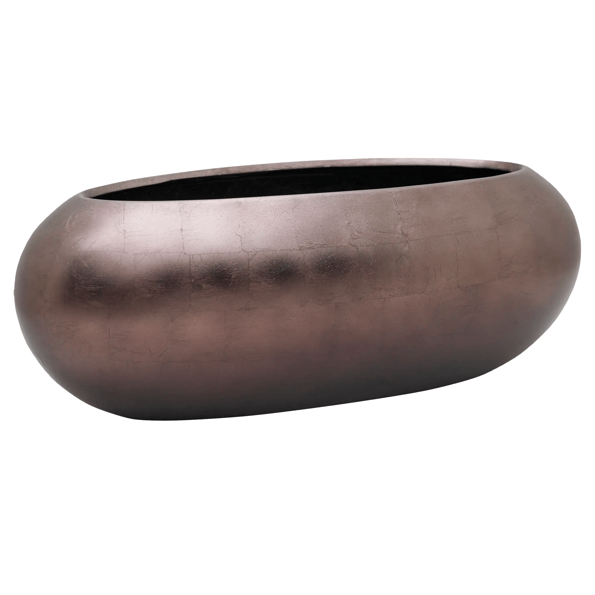 Silver Leaf  Large Oval Planter | Indoor Plant Pot