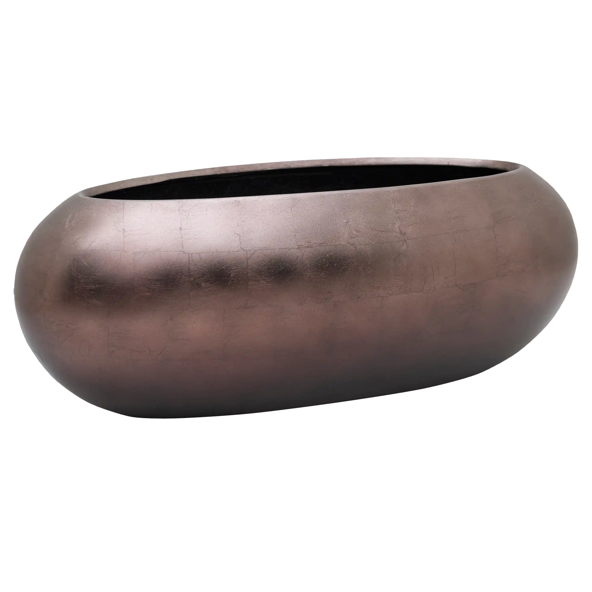 Silver Leaf  Large Oval Planter | Indoor Plant Pot