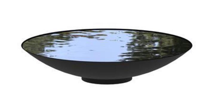 Fountain Waterbowl Outdoor Coated Steel Bowl