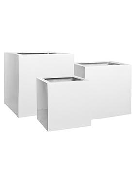 Square Fiberstone Planter by Idealist Premium BLOCK Glossy