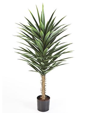 Plastic Yucca Artificial Tree Plant 130 cm - from £272.99 | Getpotted.com