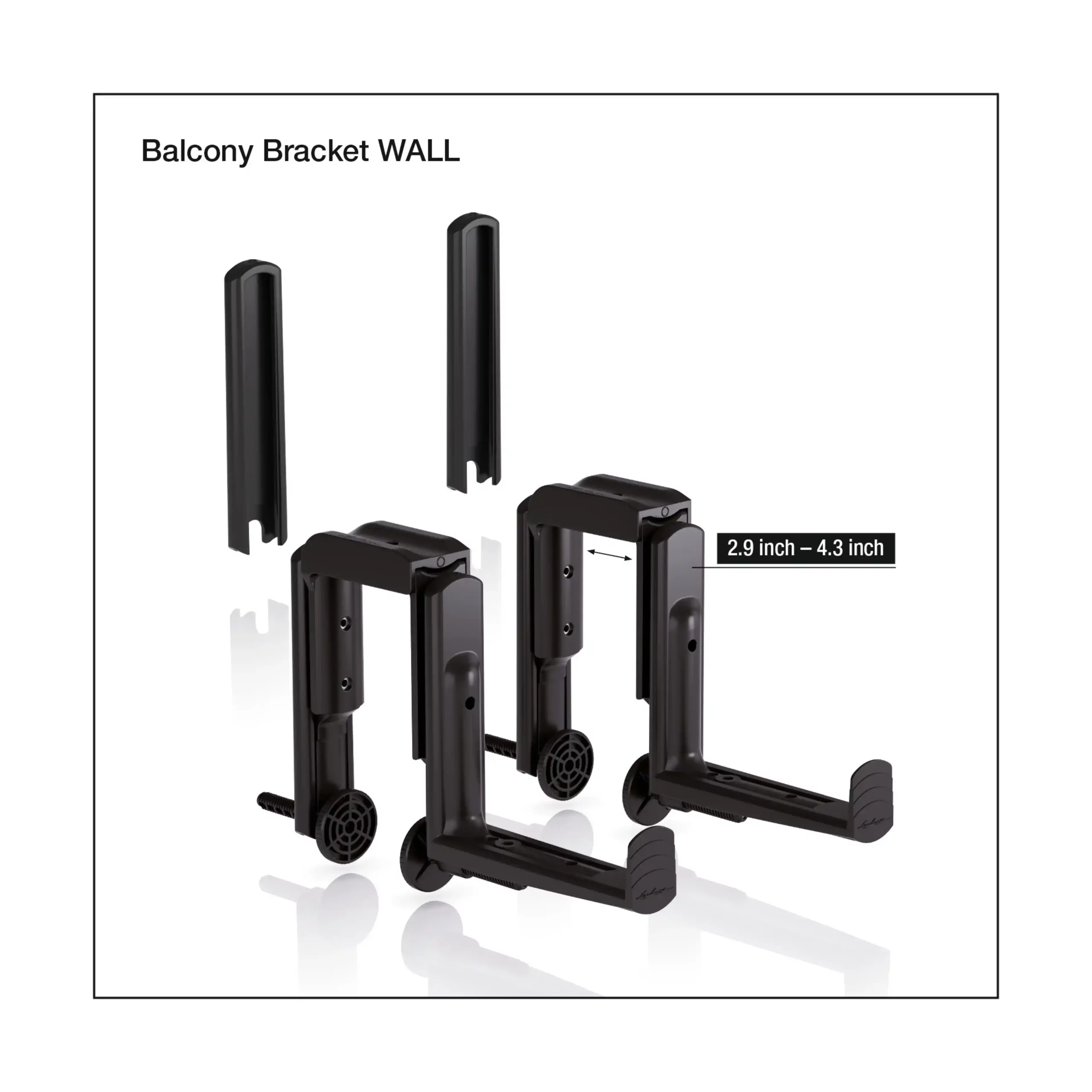 LECHUZA BALCONERA Brackets WALL