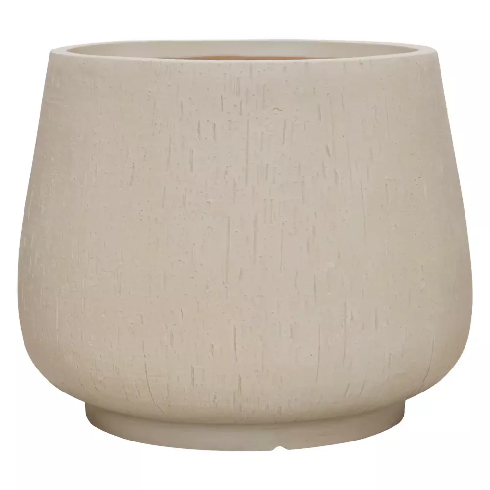 Raindrop Fibreclay Planter | Round Indoor and Outdoor Plant Pot