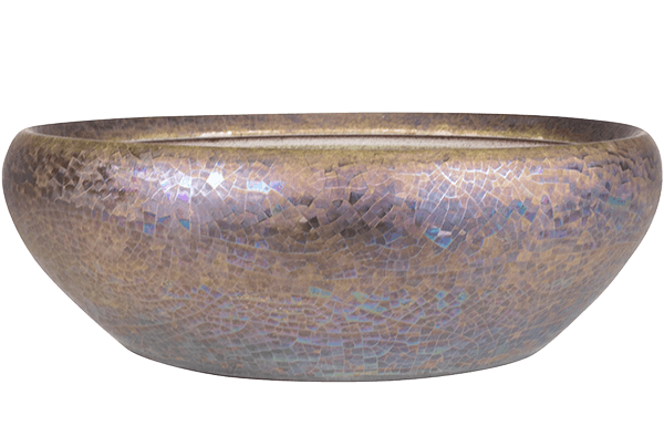 Amora Bowl Glazed Clay Planter