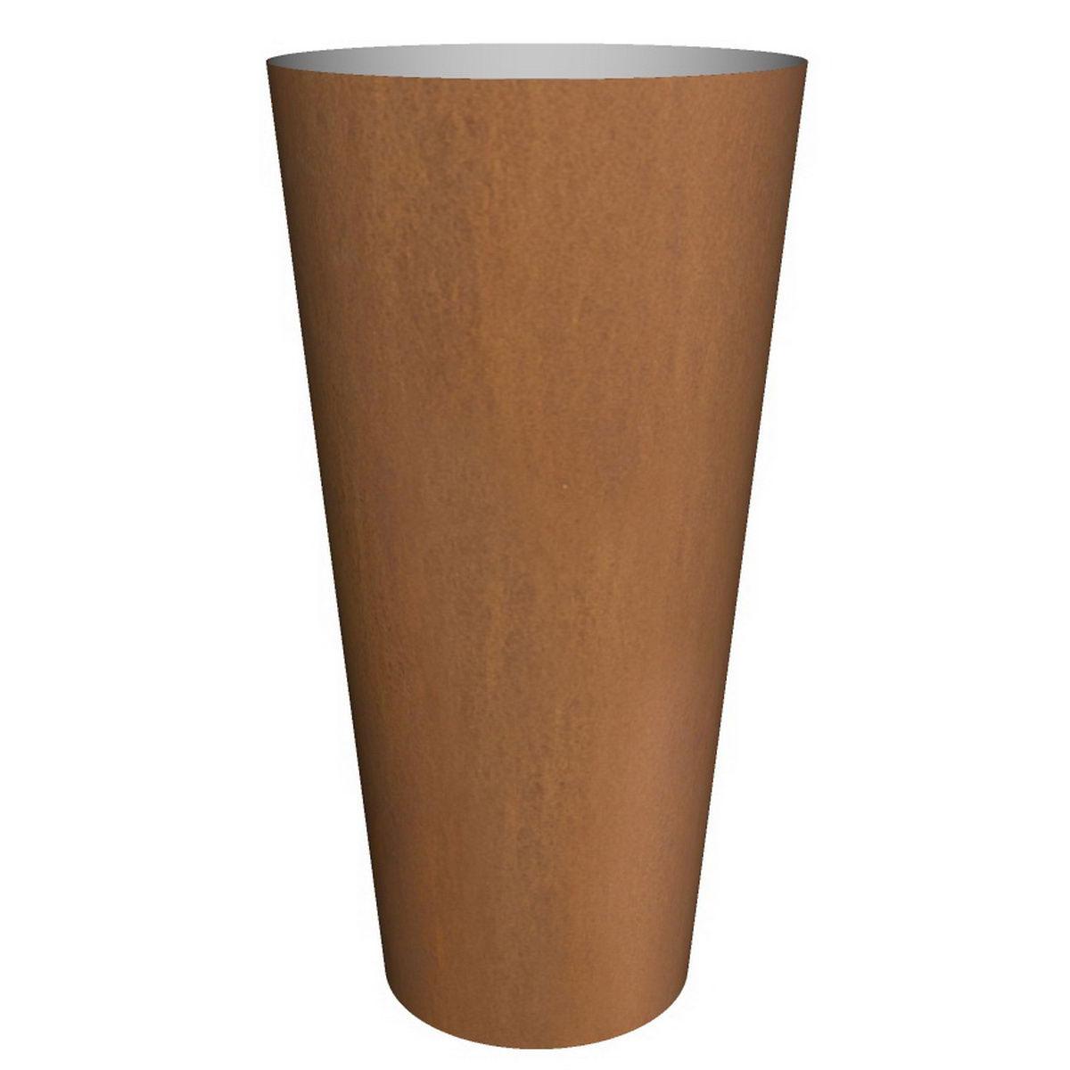 Cortenstyle Conica on Ring Tall Planter IN\OUT