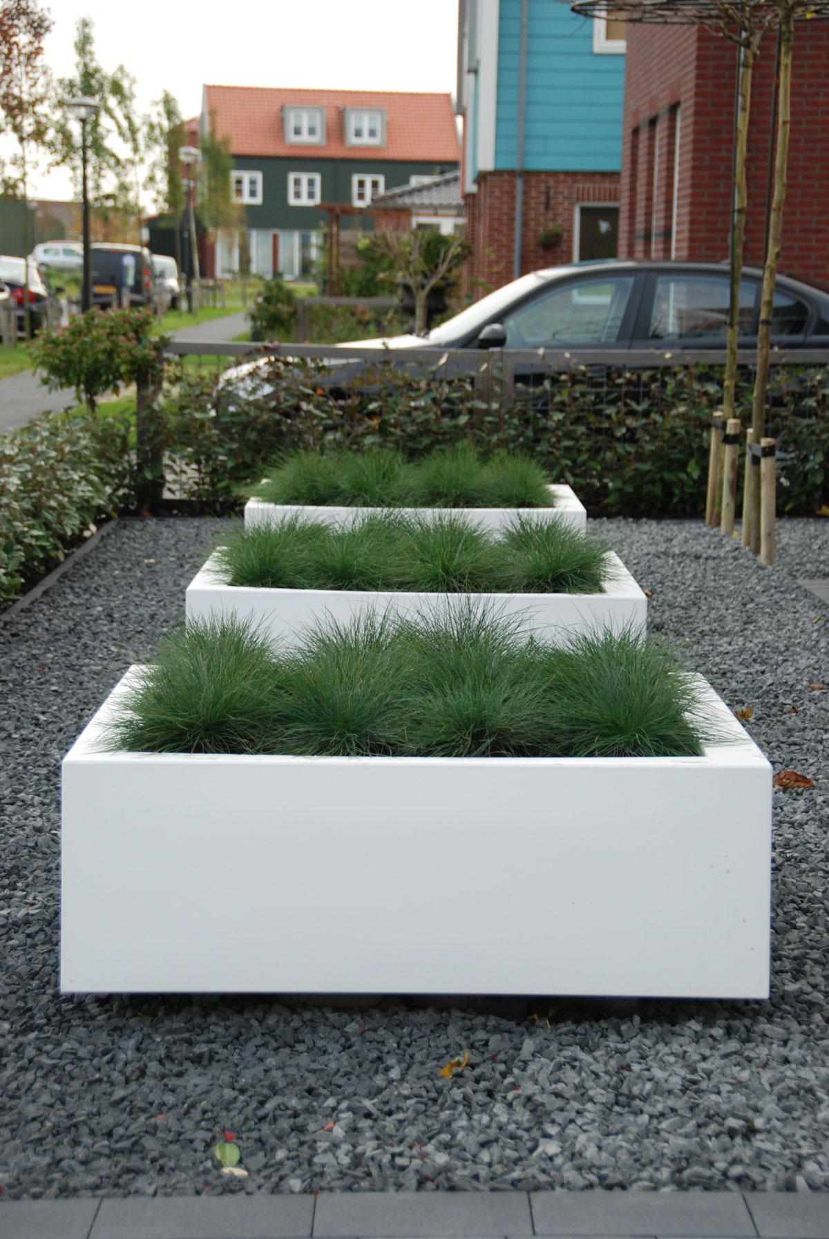 Florida Outdoor Aluminum Square Planter