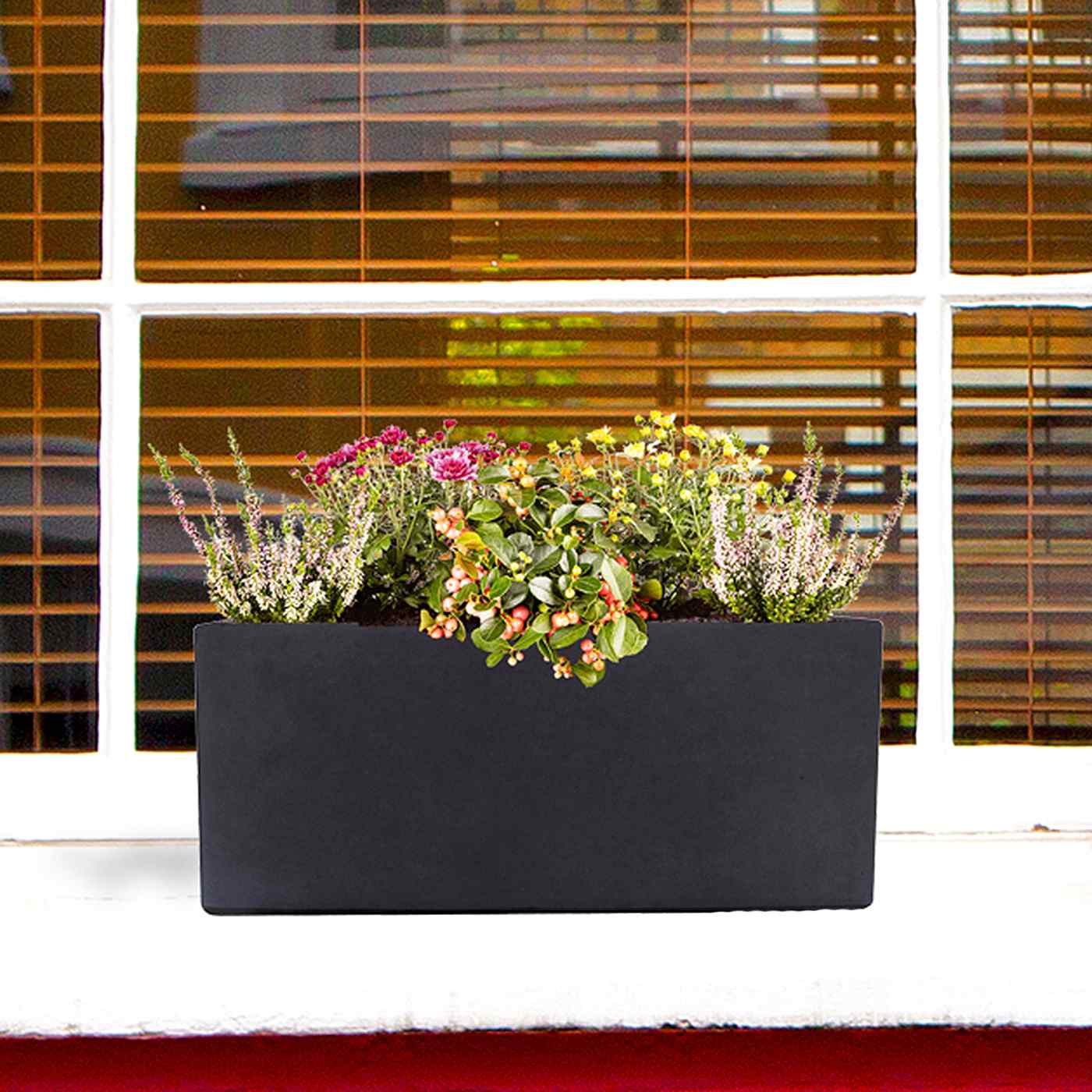 IDEALIST Lite Window Box Light Concrete Planter
