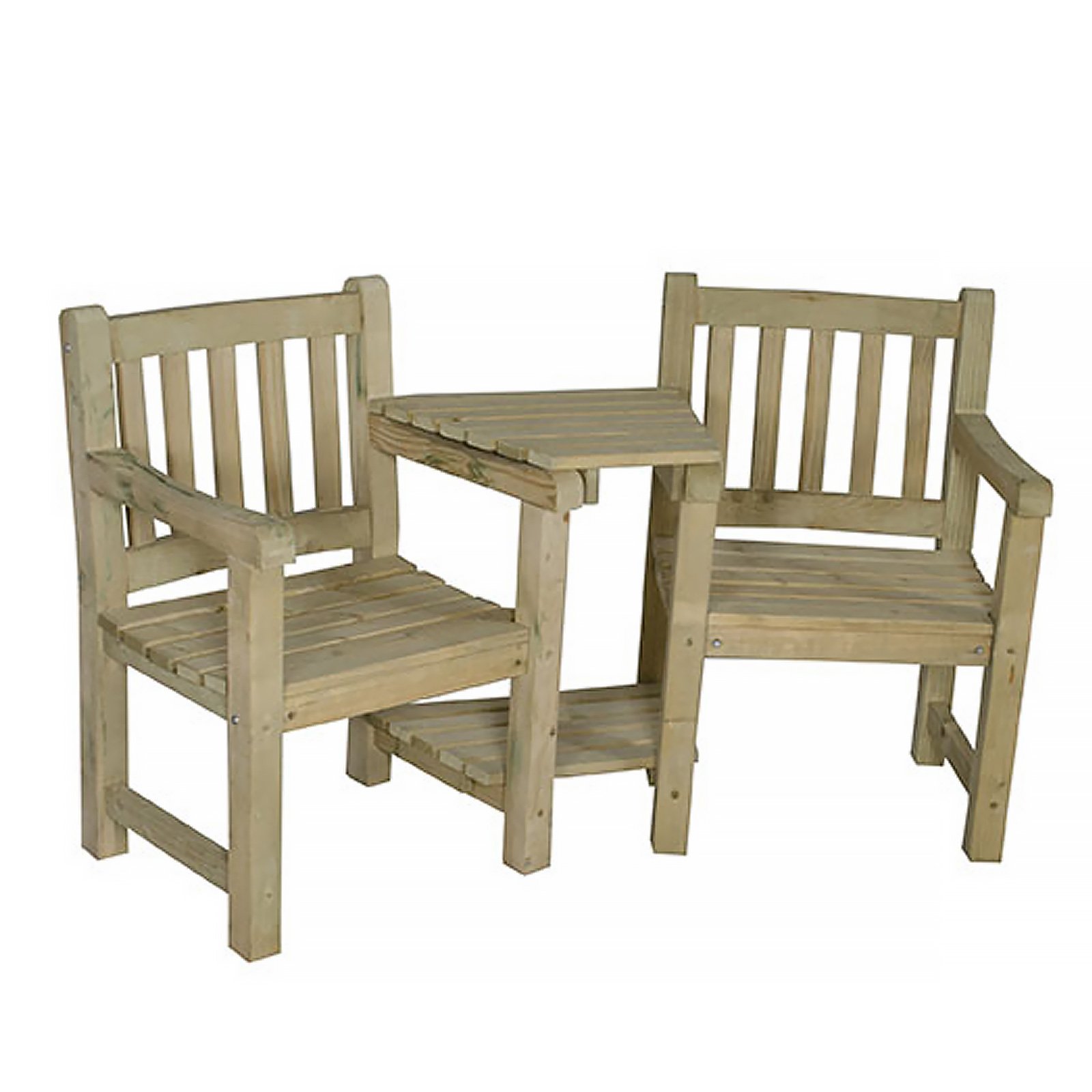 Outdoor Wooden Harvington Love Seat by Forest Garden