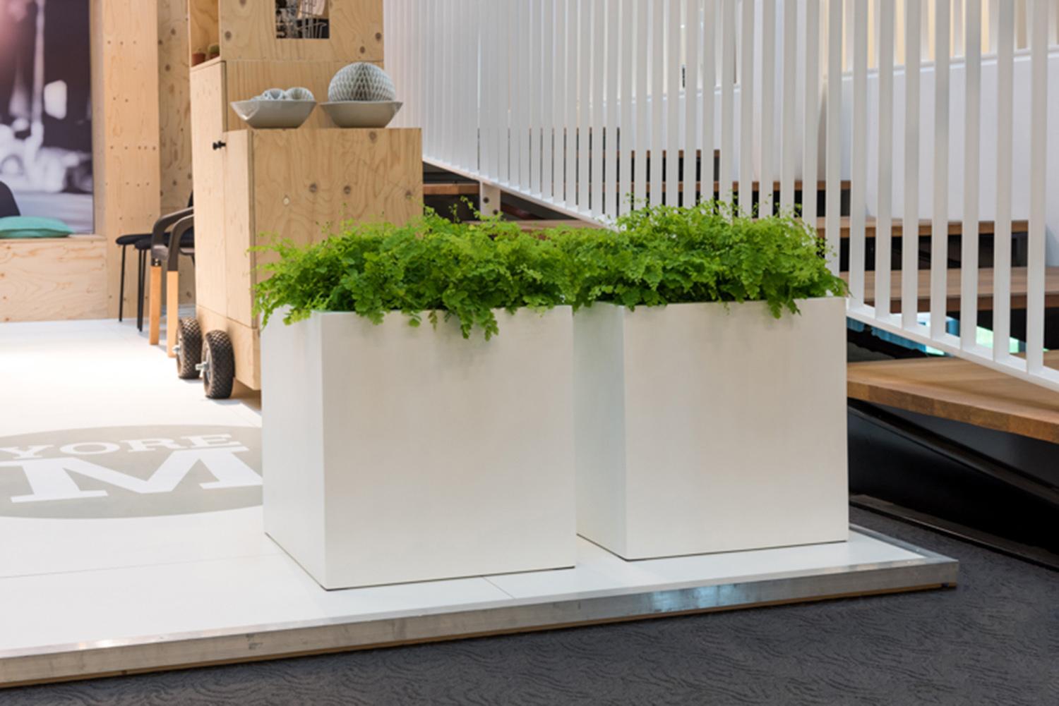 Square Fiberstone Planter by Idealist Premium JUMBO