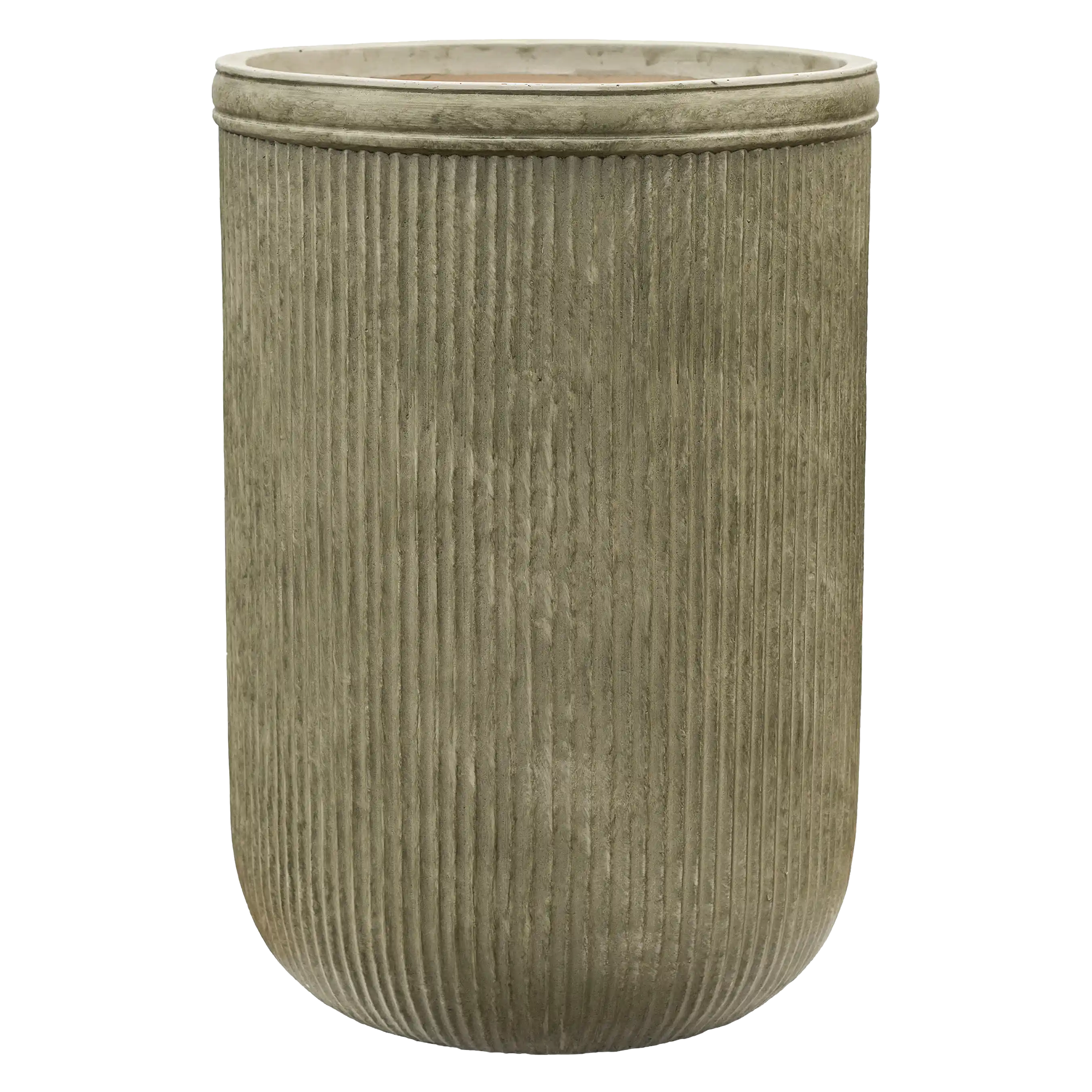 Vertical Rib Tall Planter | Indoor and Outdoor Plant Pot