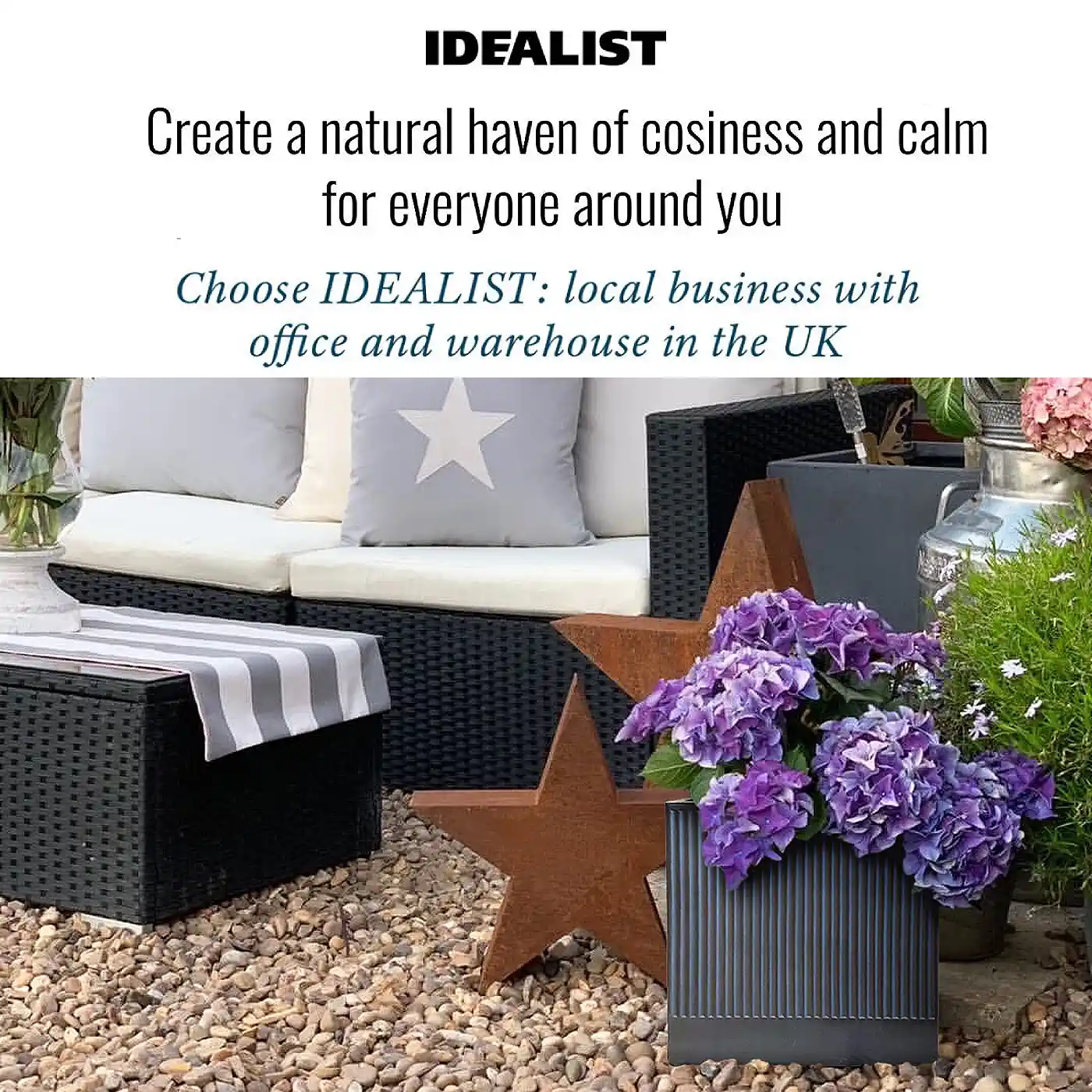 IDEALIST Lite Ribbed Square Outdoor Planter
