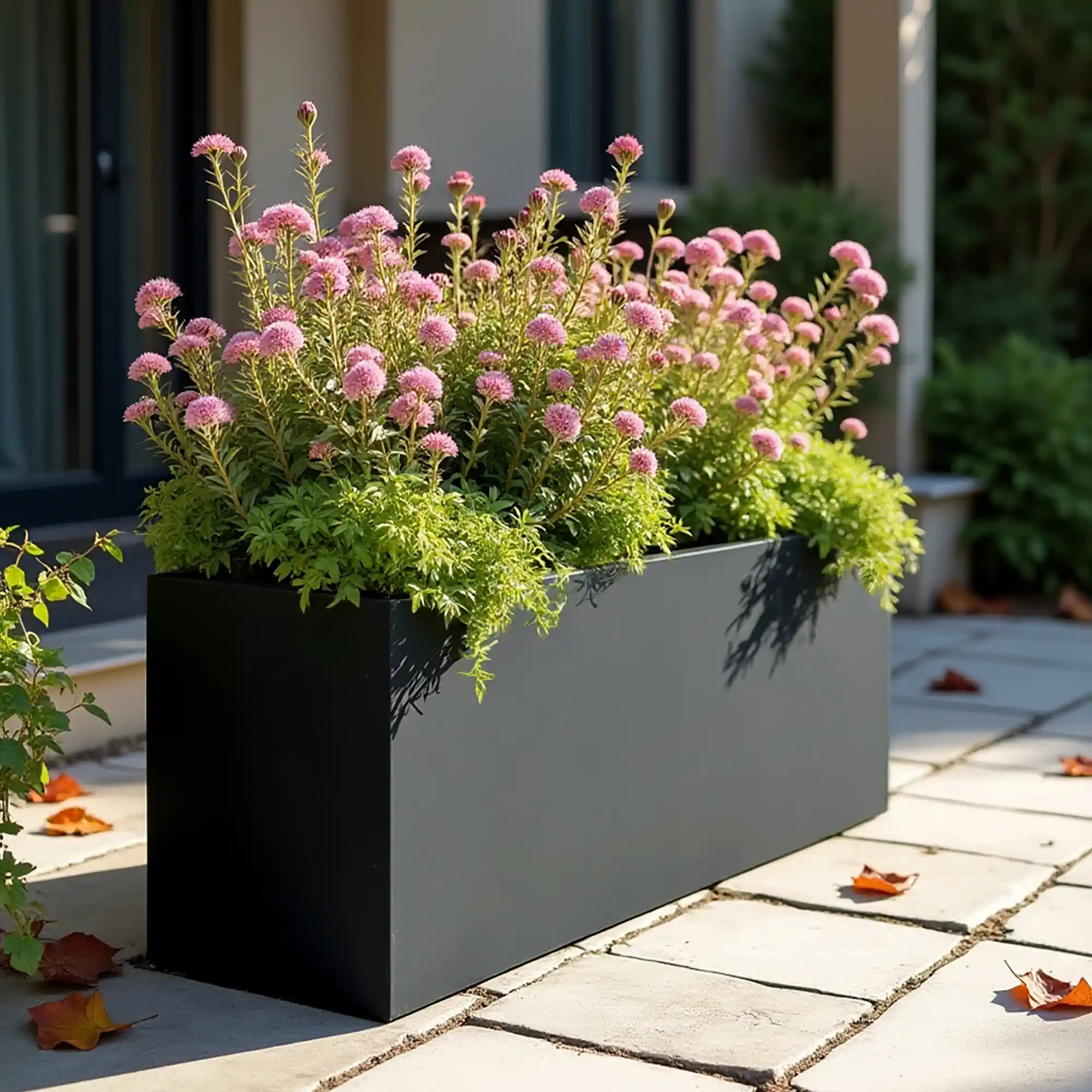 IDEALIST Lite Contemporary Light Concrete High Trough Planter