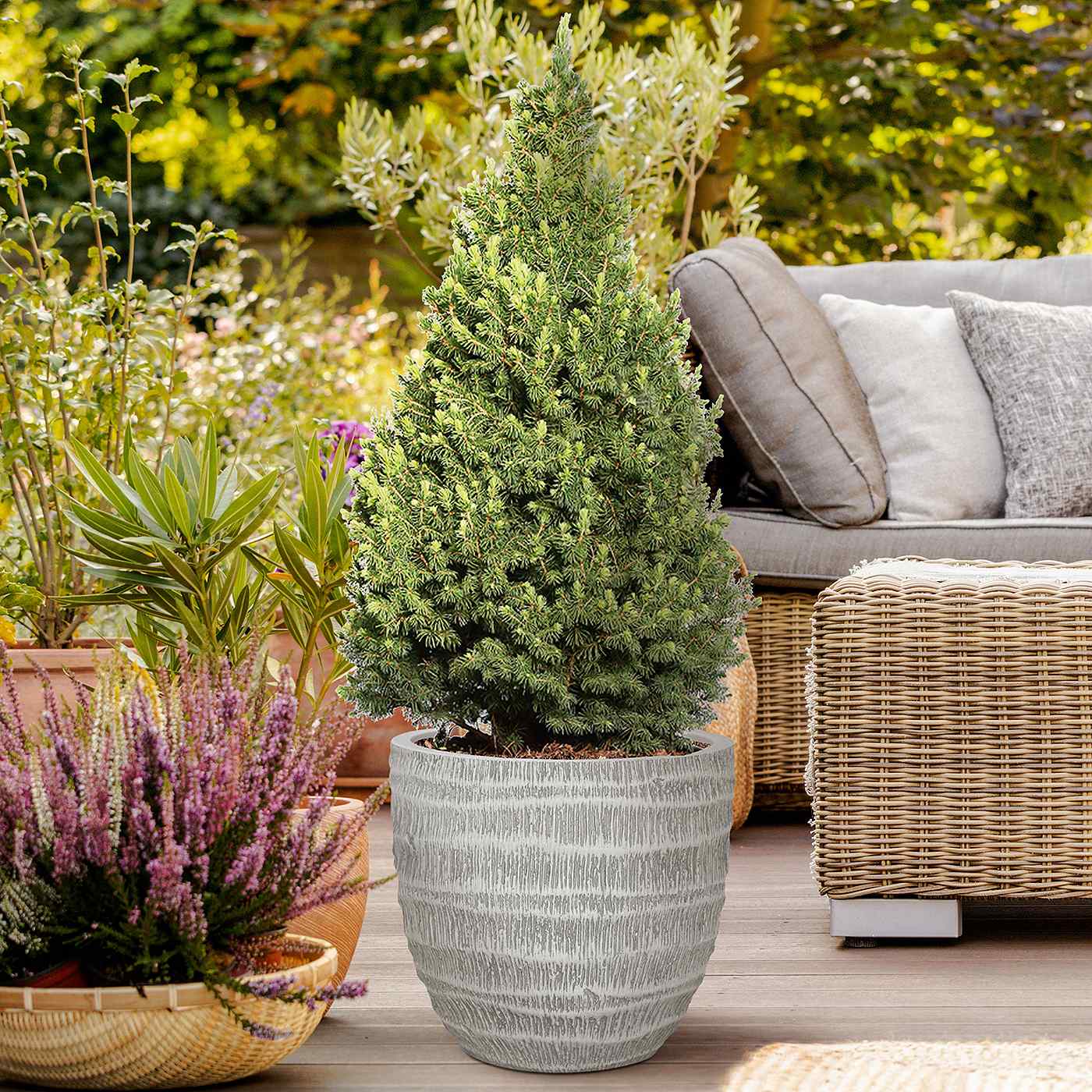 IDEALIST Lite Straw Plaited Style Egg Planter