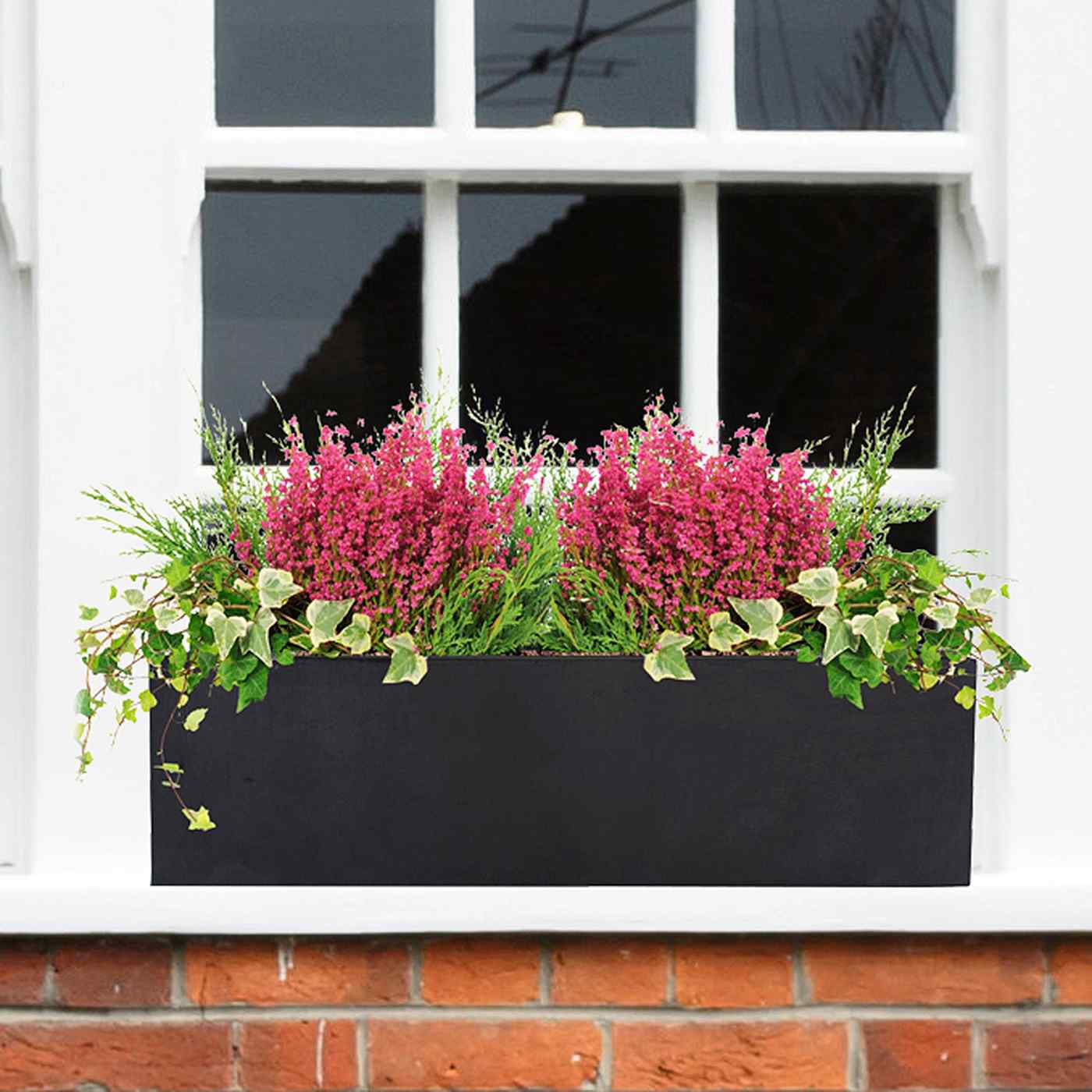 IDEALIST Lite Window Box Light Concrete Planter