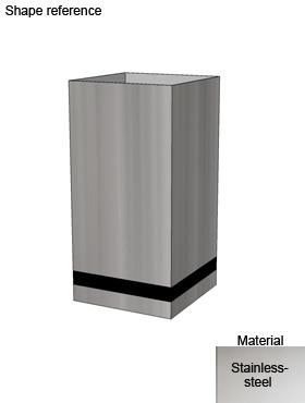 Superline Trend Plus on Wheels Tall Indoor Planter
