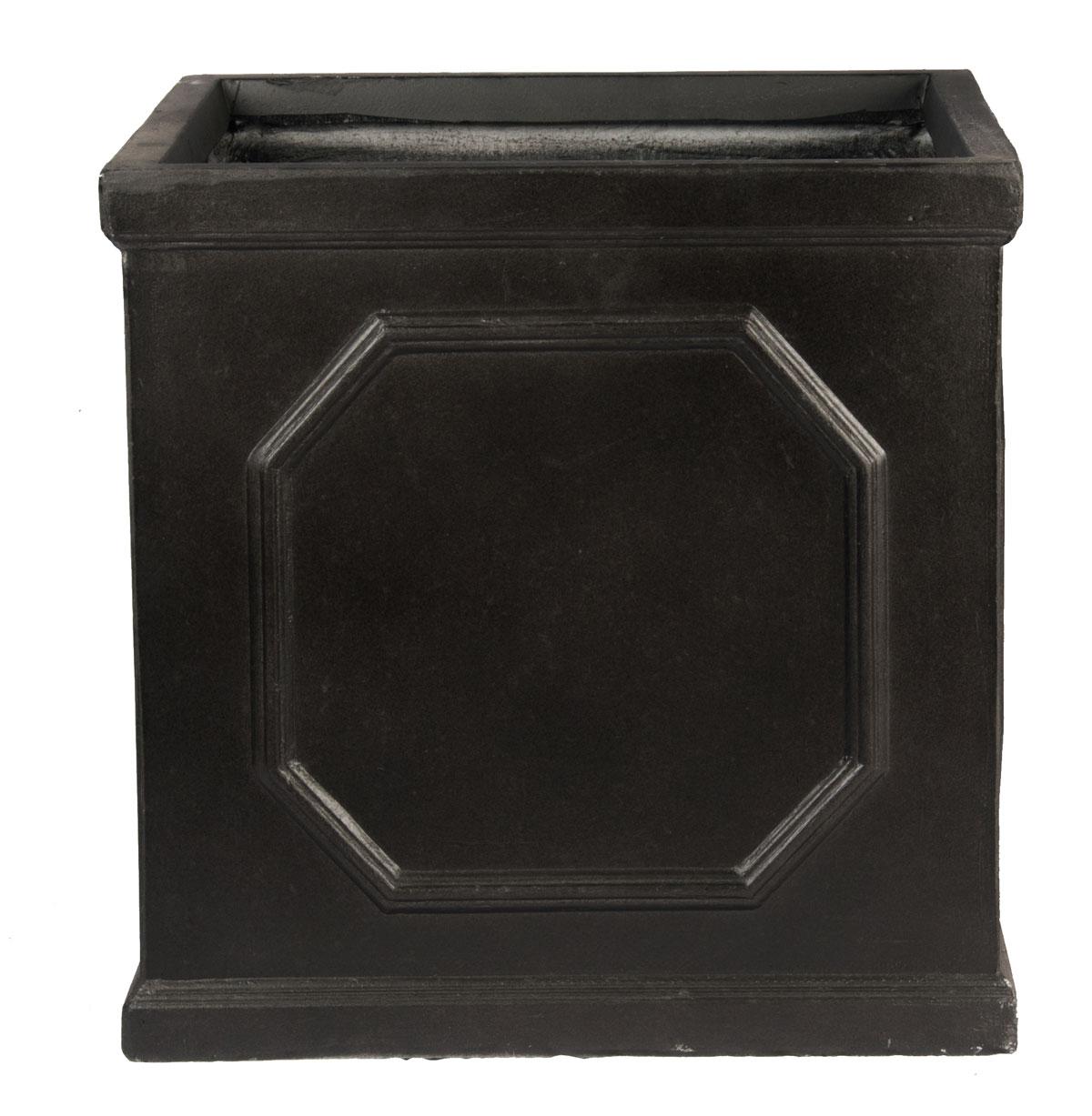 IDEALIST Lite Faux Lead Chelsea Box Square Light Concrete Planter