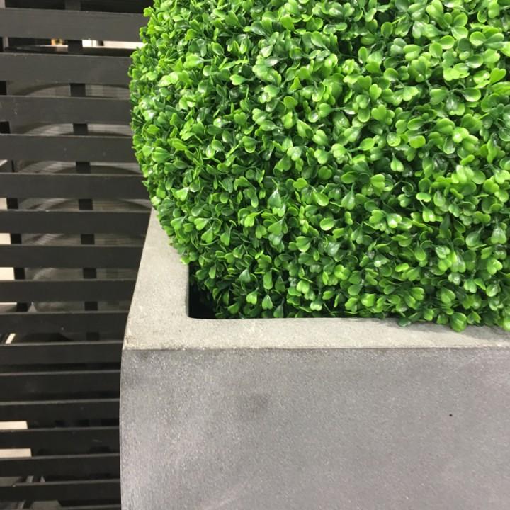 Tall Fiberstone Square Planter by Idealist Premium BOUVY