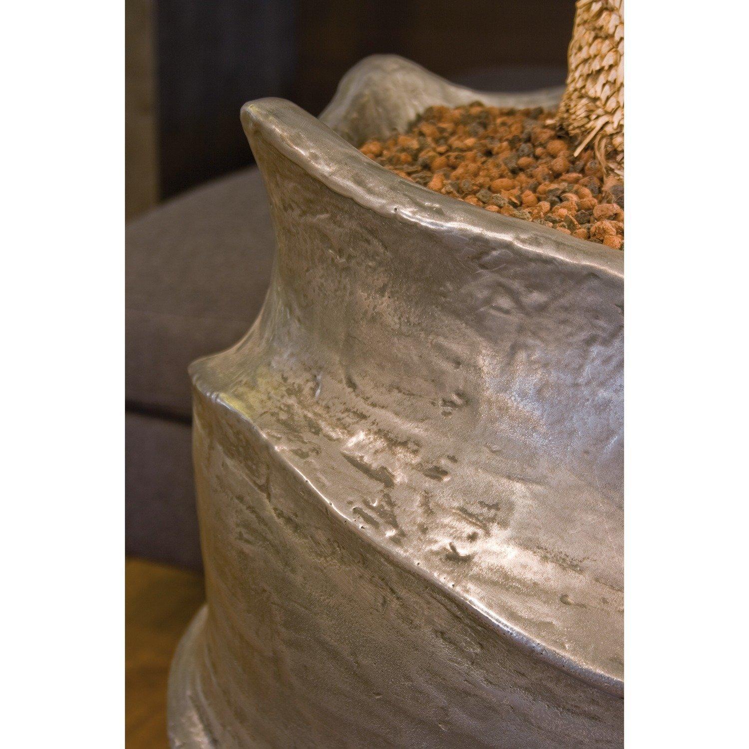 Nautica Round Tall Polystone Outdoor Planter