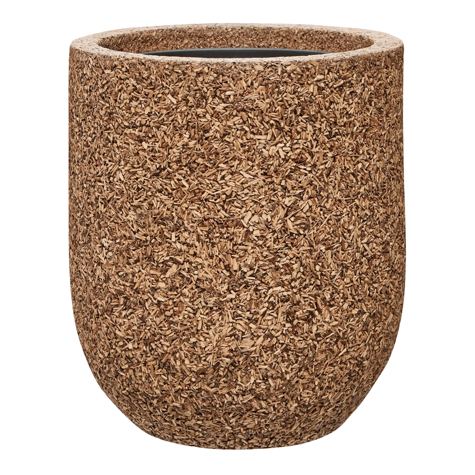 Naturescast Round Planter + Liner | Indoor Plant Pot