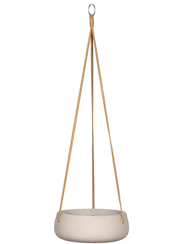 Rough Fibreclay Bowl Planter | Hanging Indoor and Outdoor Plant Pot