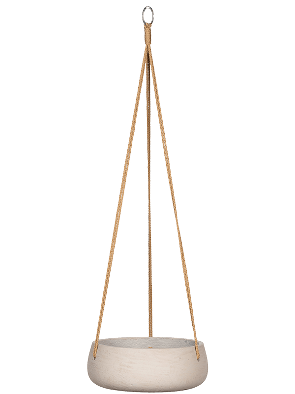 Rough Fibreclay Bowl Planter | Hanging Indoor and Outdoor Plant Pot