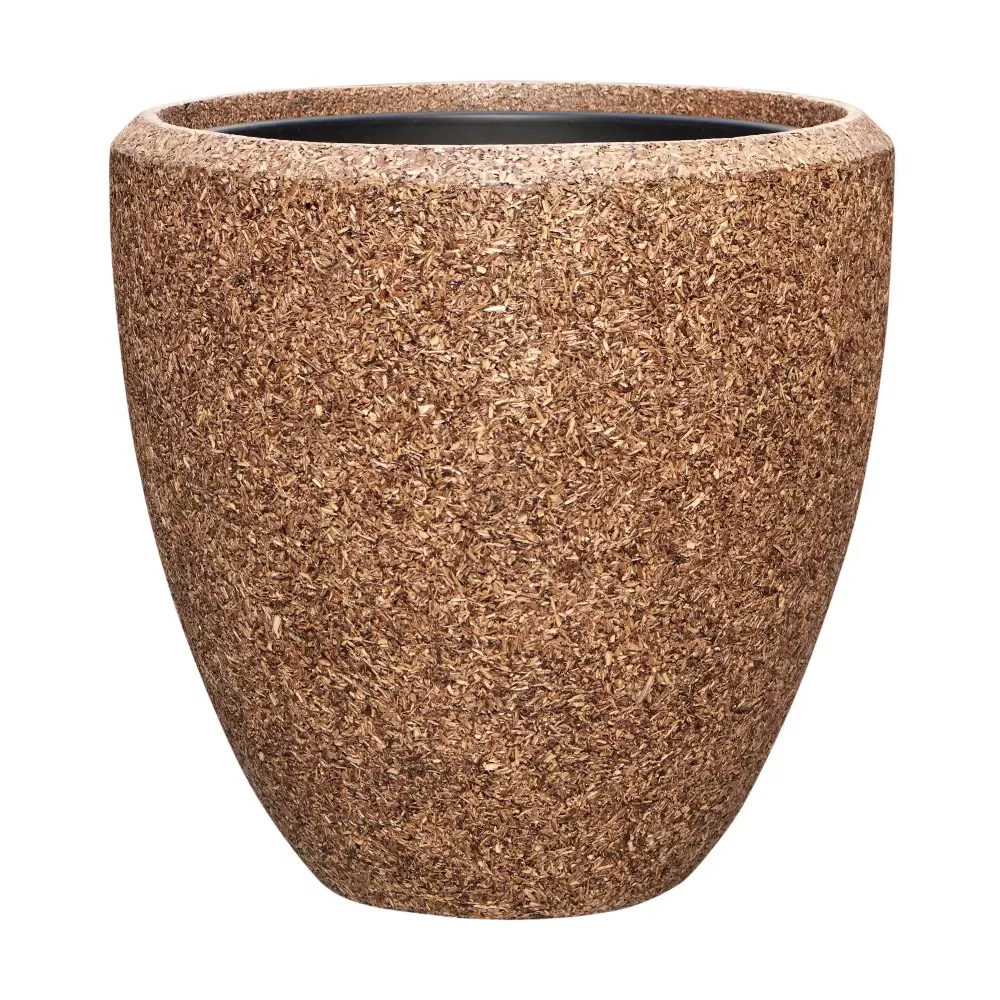 Naturescast Egg Planter + Liner | Indoor Plant Pot