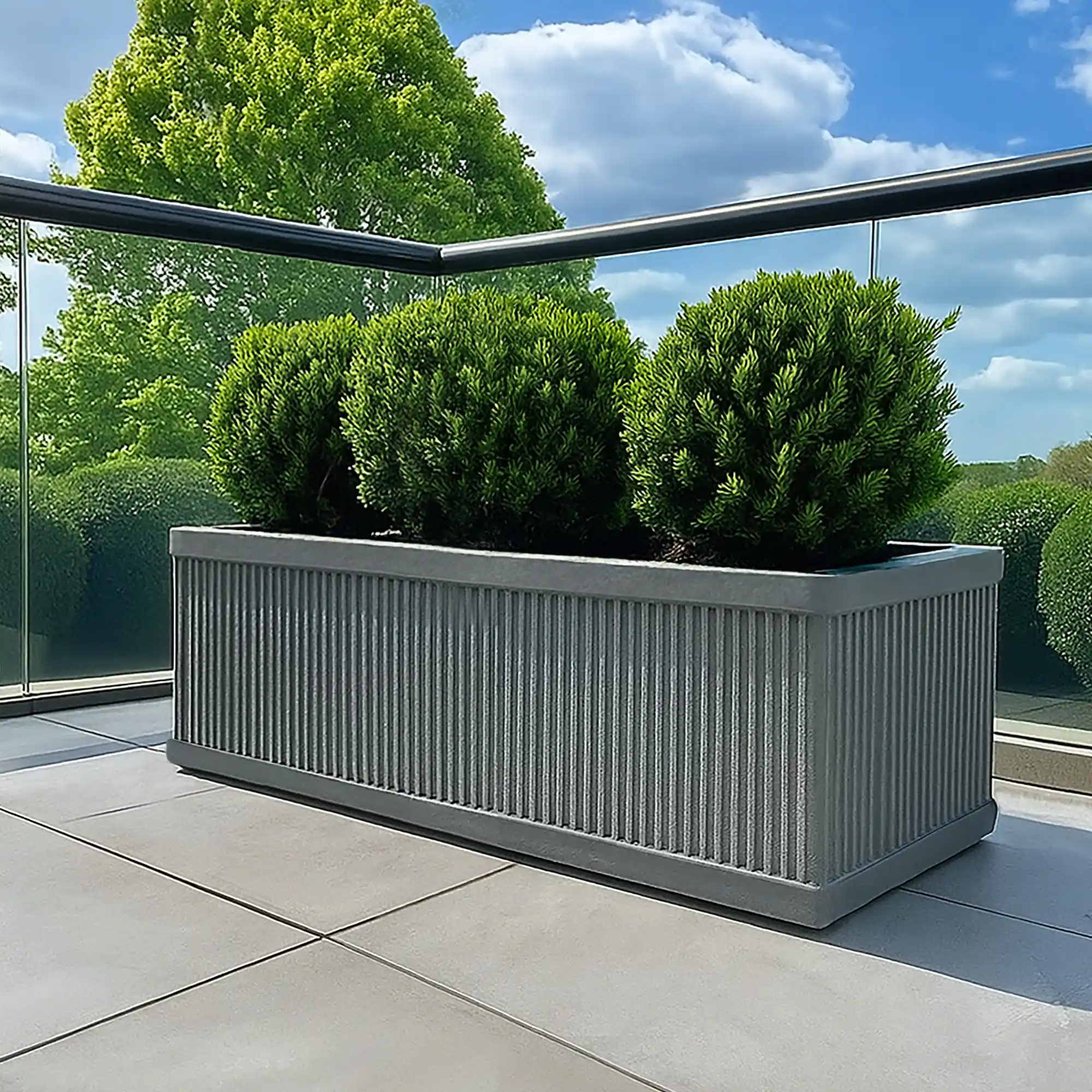 IDEALIST Lite Vertical Ribbed Vintage Style Window Box