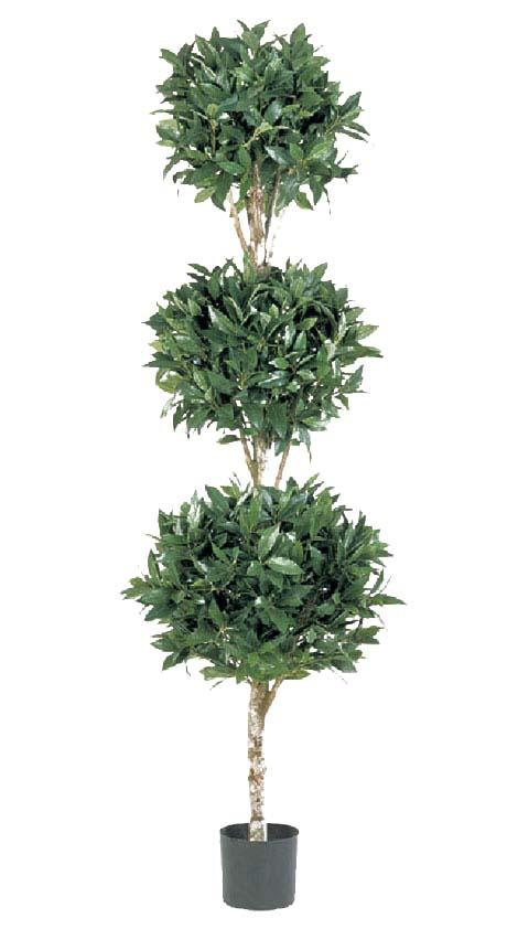 Laurus Triple Ball Artificial Tree Plant
