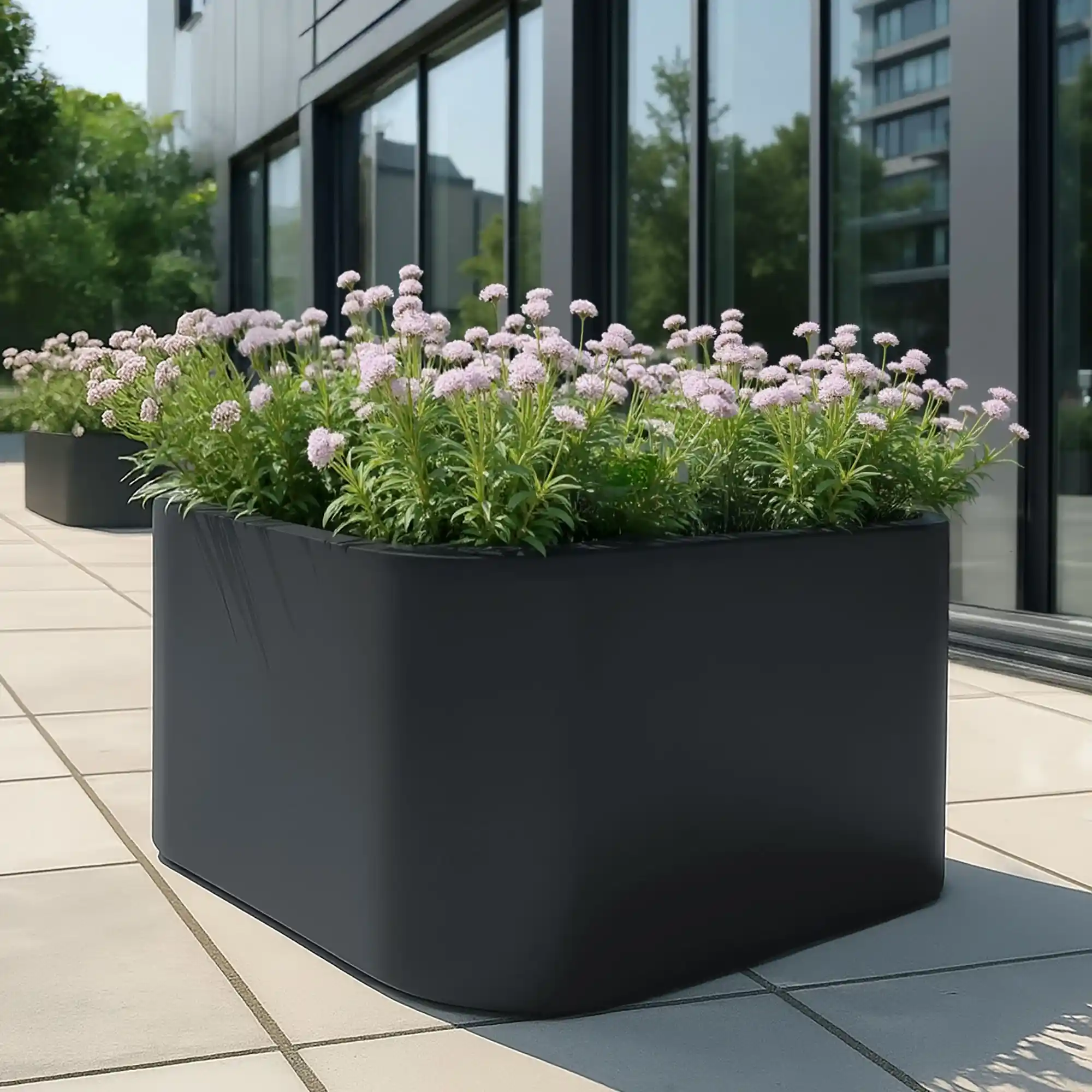 CALM Outdoor Fiberglass Planter