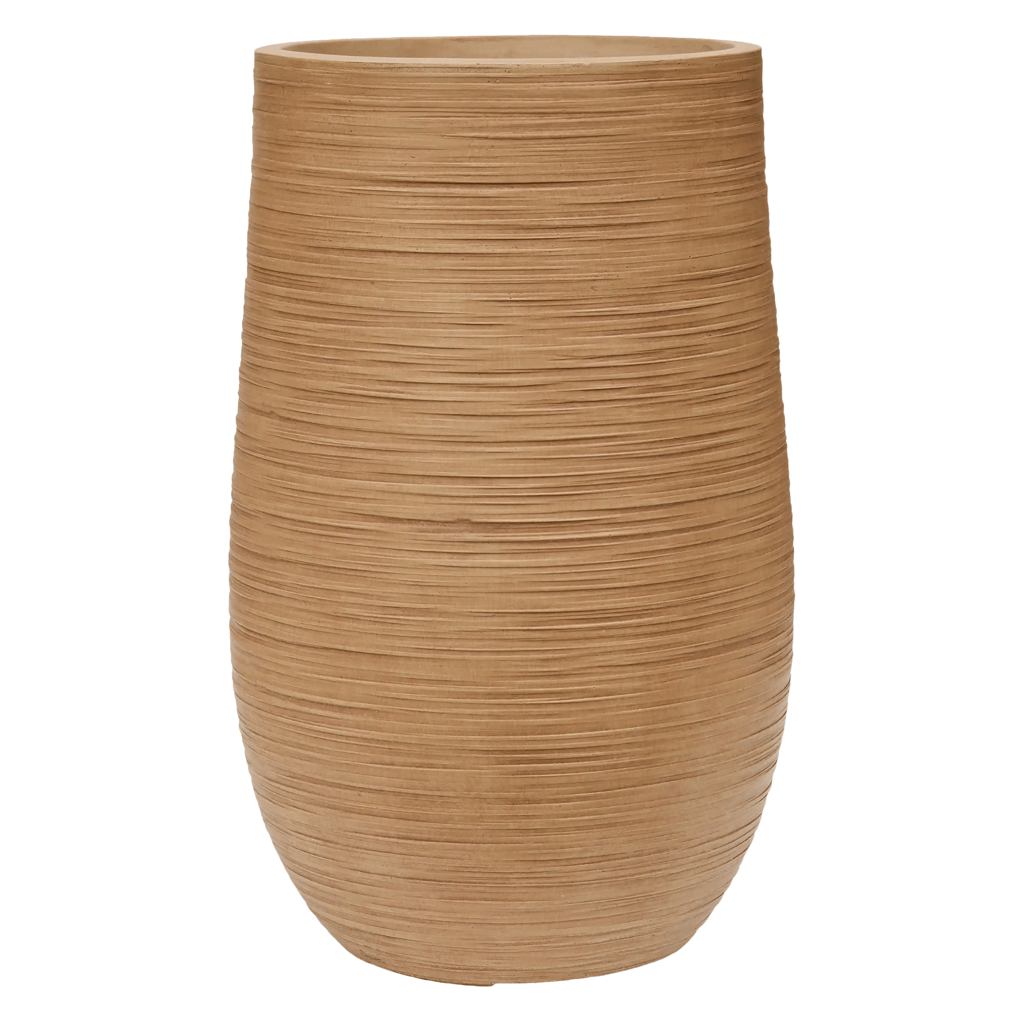 Dune Fibreclay Tall Planter | Indoor and Outdoor Plant Pot Vase