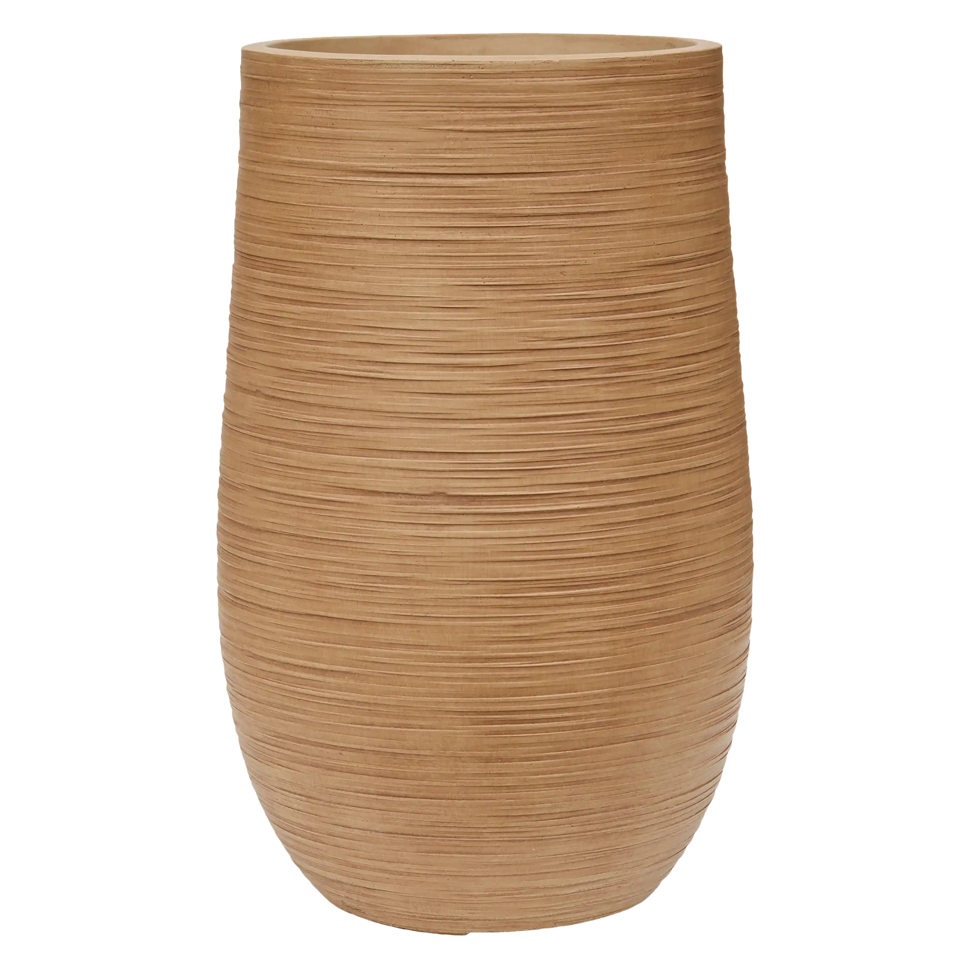 Dune Fibreclay Tall Planter | Indoor and Outdoor Plant Pot Vase